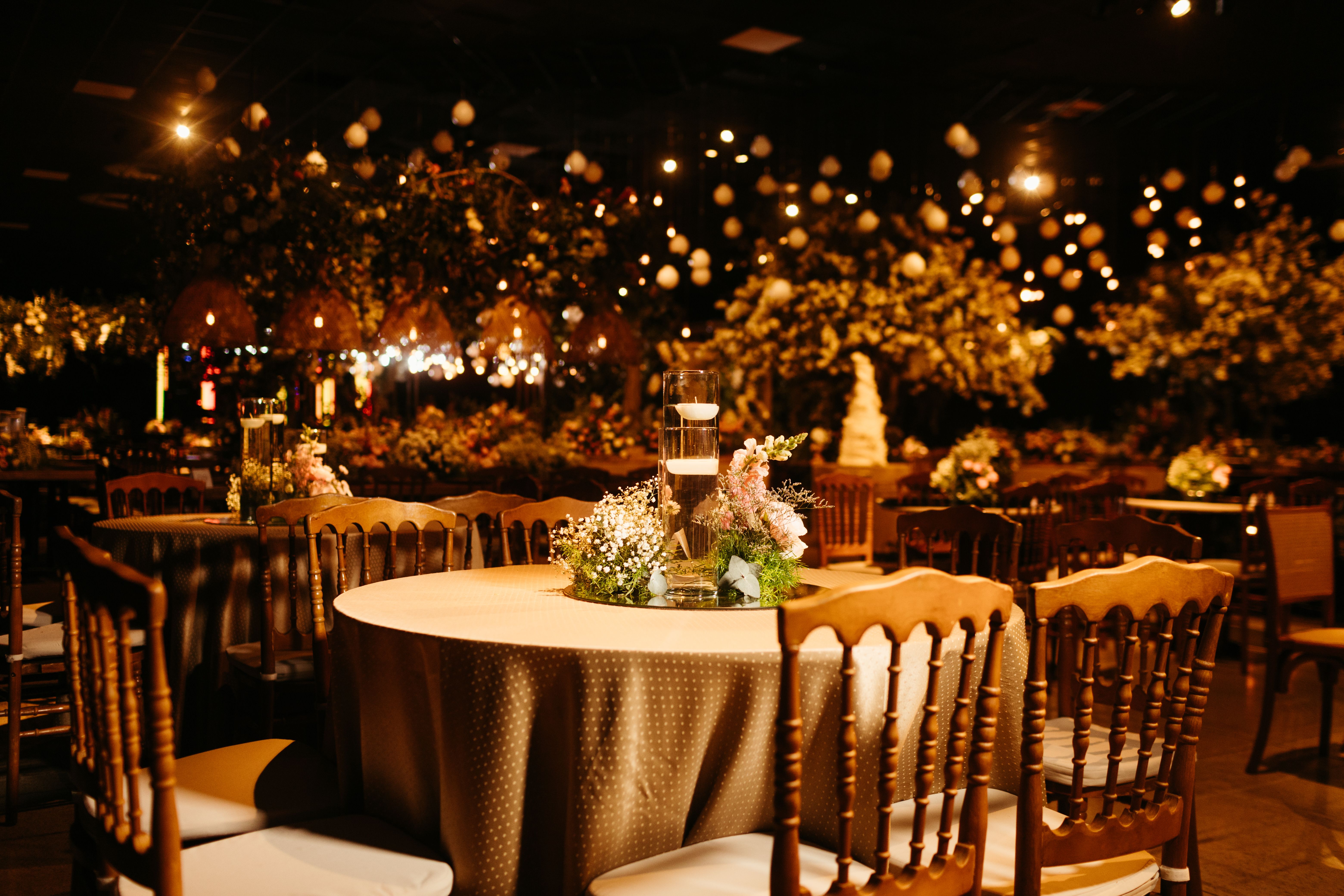 Thanksgiving reception styled by Dream Experience London
