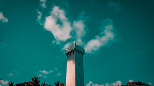 Torre De Vigia De Concreto Branco