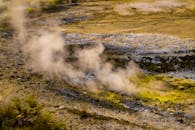 Steam over Hot Spring