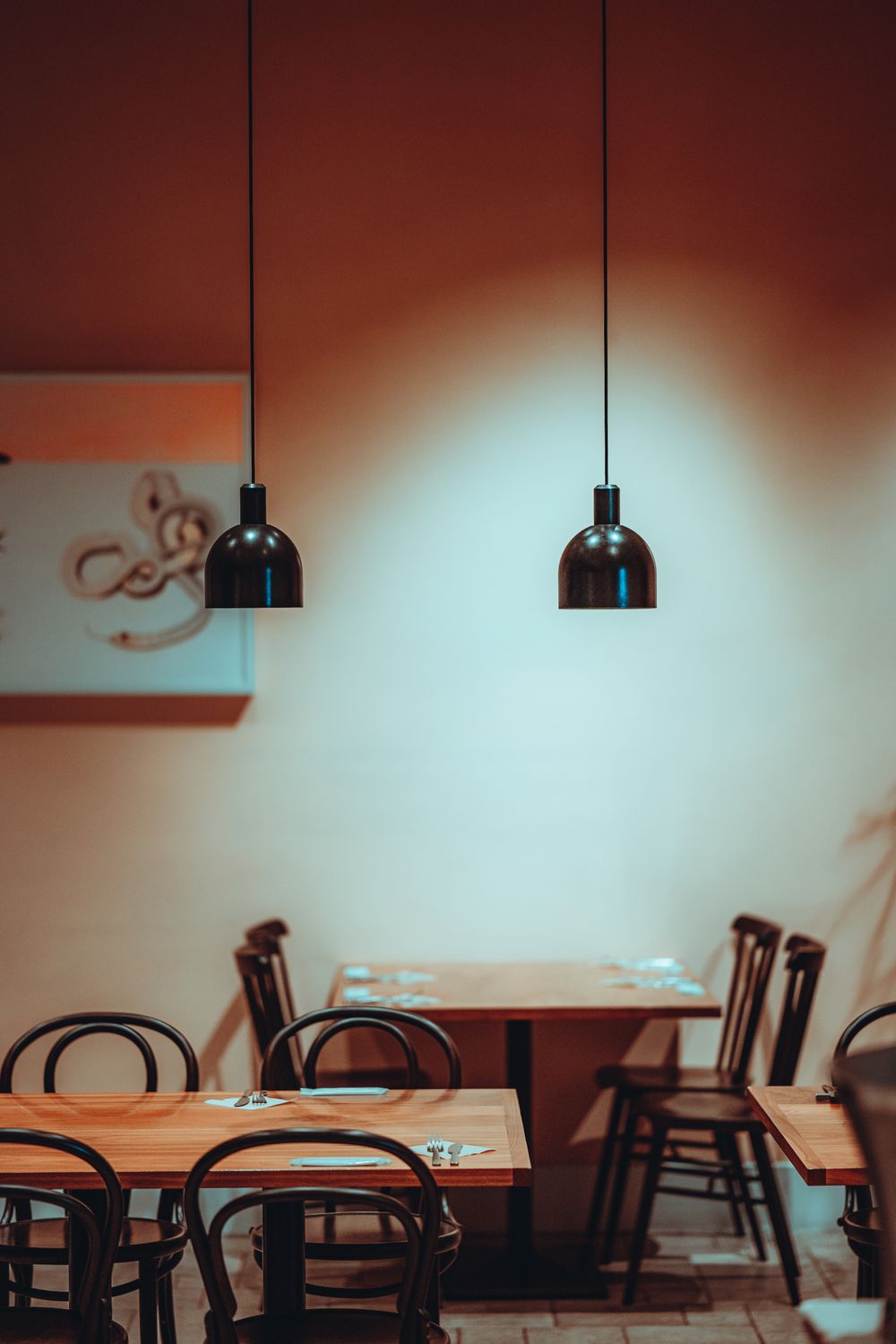 東京の無人カフェ店内