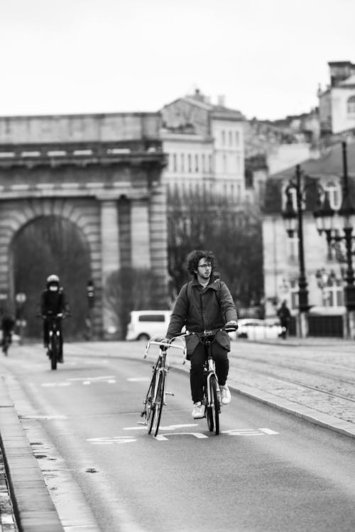 人, 單車騎士, 垂直拍摄 的 免费素材图片