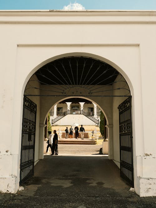 Tunnel under Building Arch