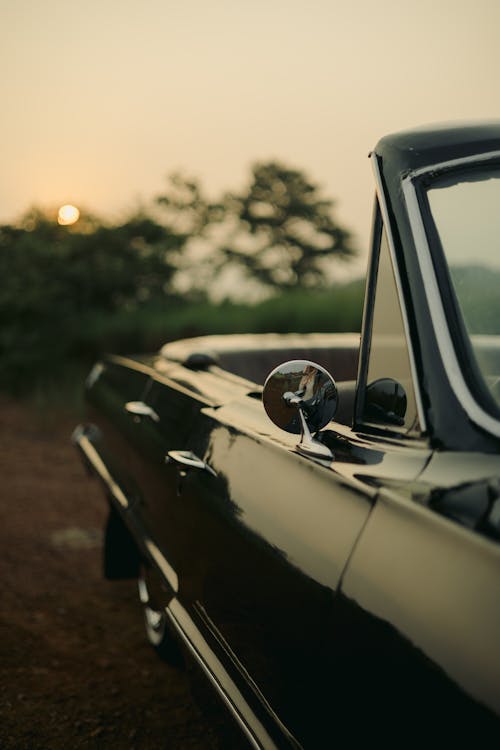 Close up of Cabriolet Car