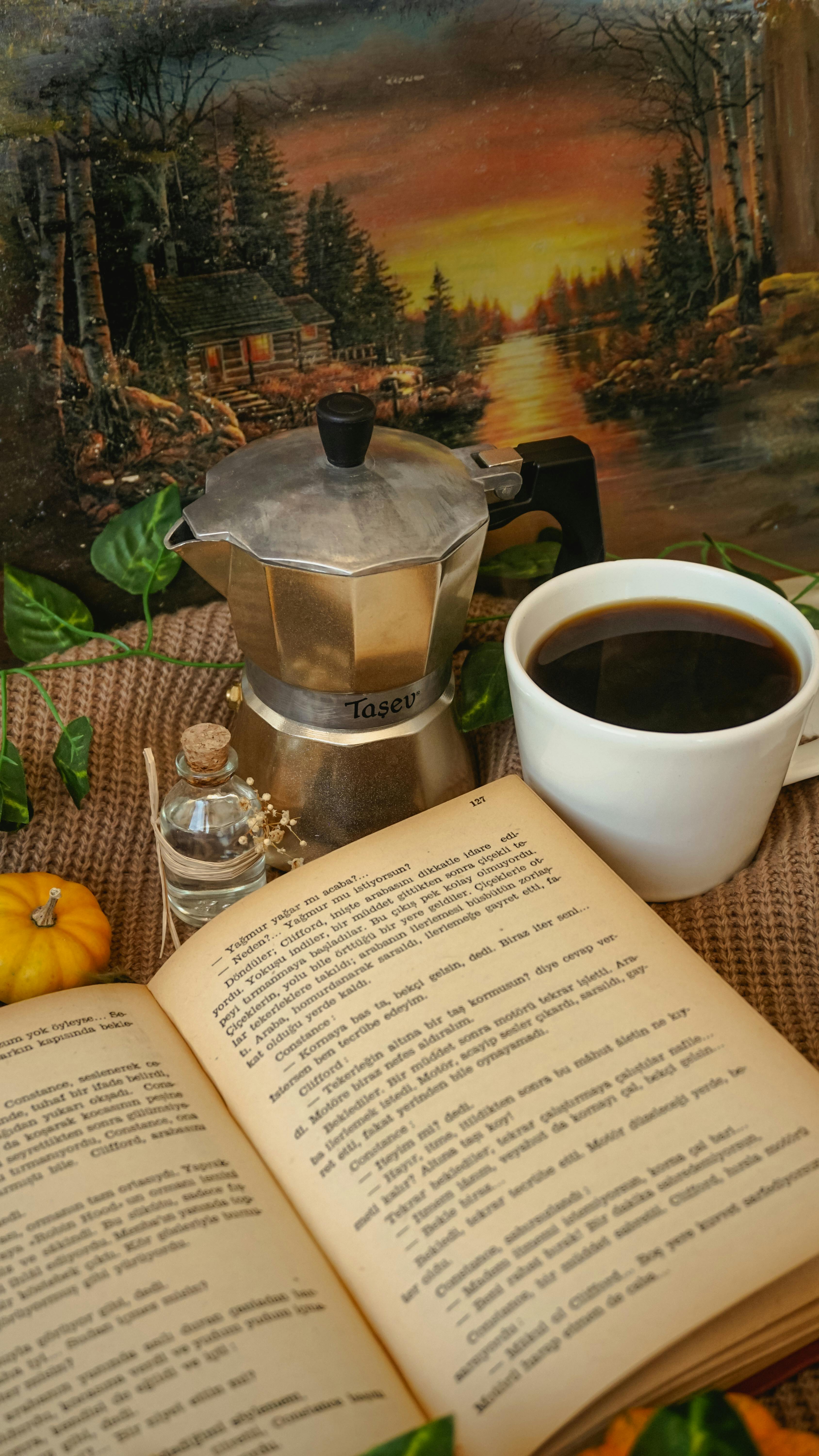 Coffee and Book Cup Coffee and Book Cup
