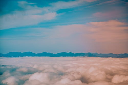 Immagine gratuita di catena montuosa, esterno, fotografia con le nuvole