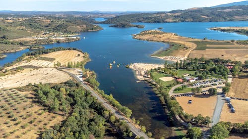 Základová fotografie zdarma na téma jezero, kopce, krajina