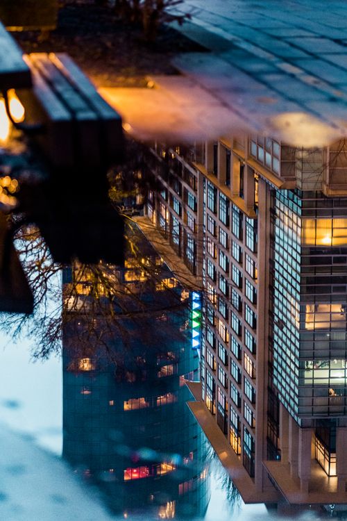 Water Reflection of High-rise Building · Free Stock Photo