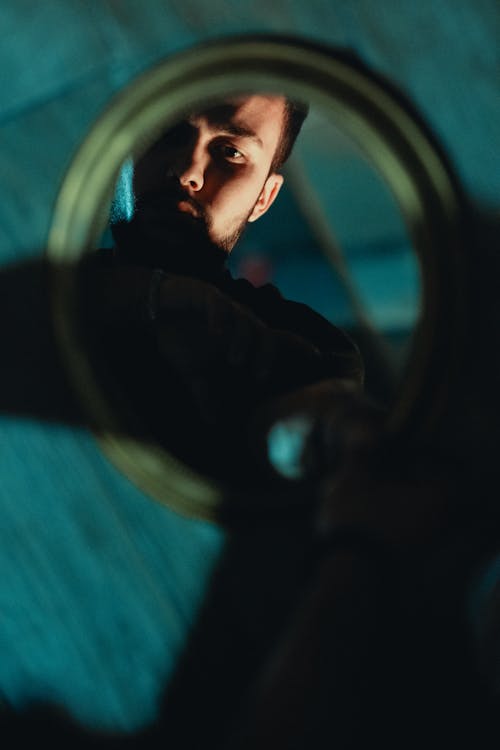 Man Reflection in Mirror · Free Stock Photo