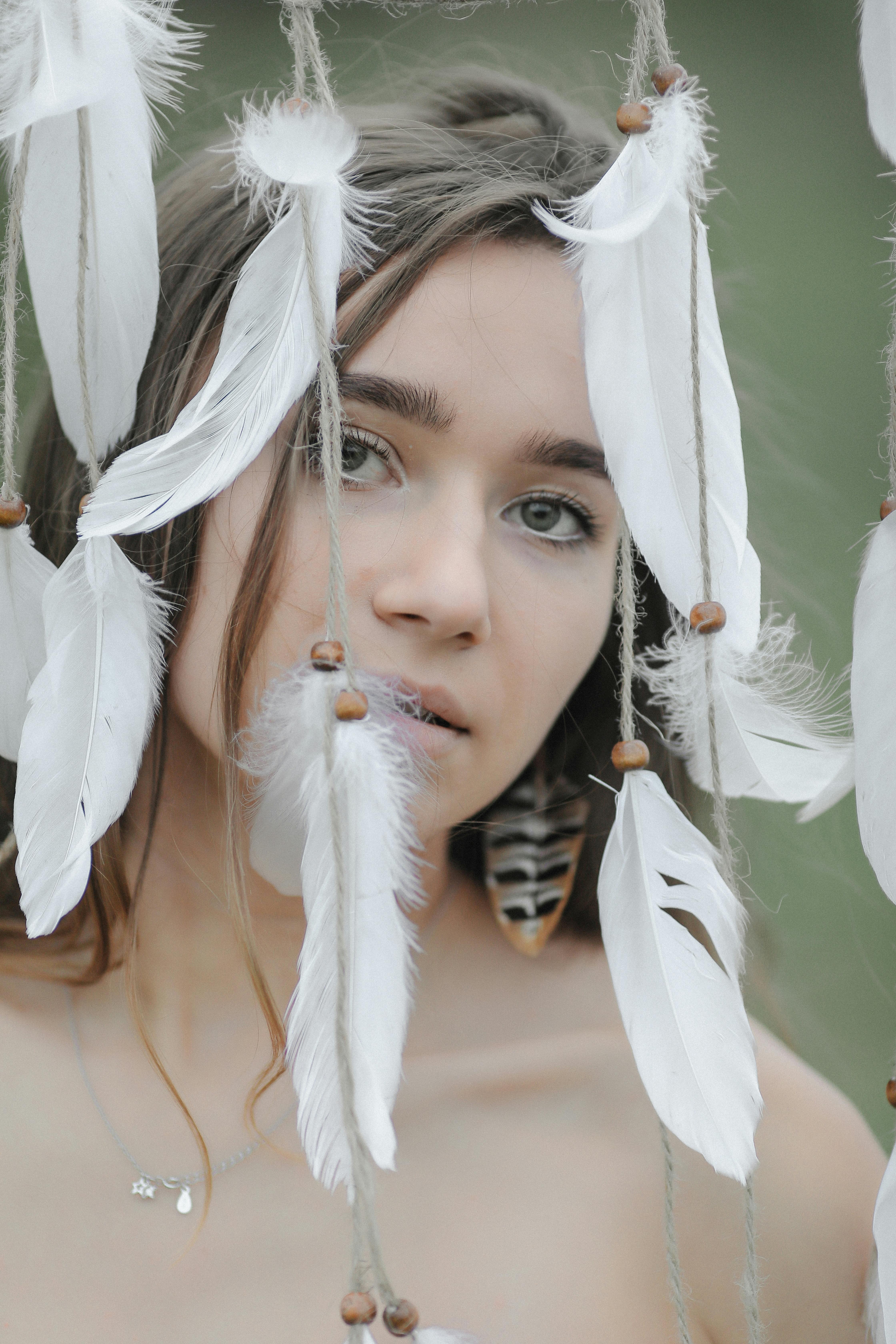 Naked Woman Posing Among Grass · Free Stock Photo