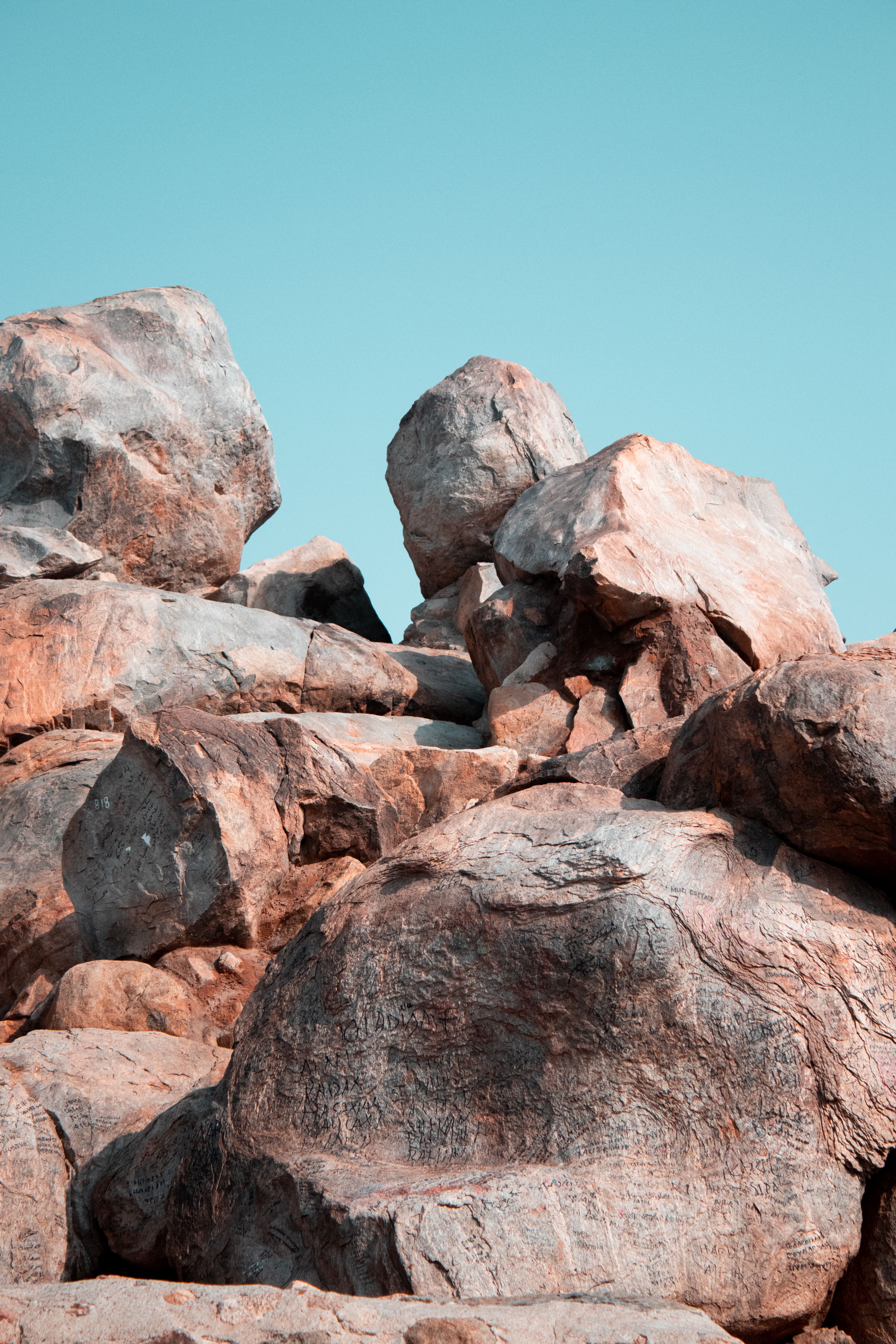 Rocks on a Desert in Sunlight · Free Stock Photo
