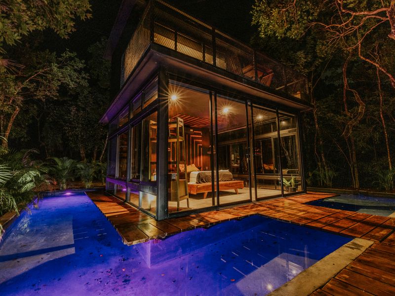 Luxury wilderness lodge accommodation near Tadoba National Park