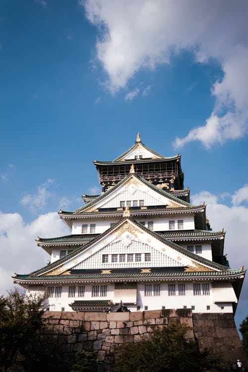 Fotos de stock gratuitas de arquitectura japonesa, castillo, castillo de osaka