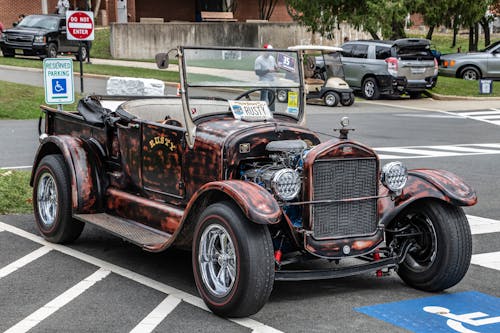 Photos gratuites de salon de l automobile hot rod rat rod