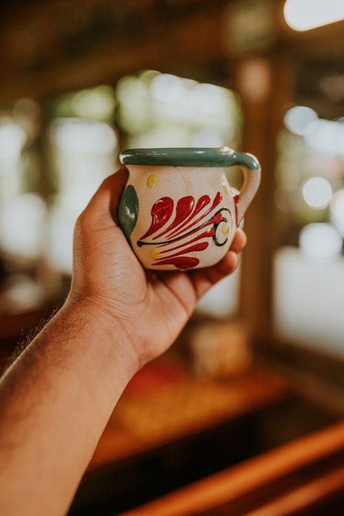 Foto profissional grátis de argila, artesanato, caneca