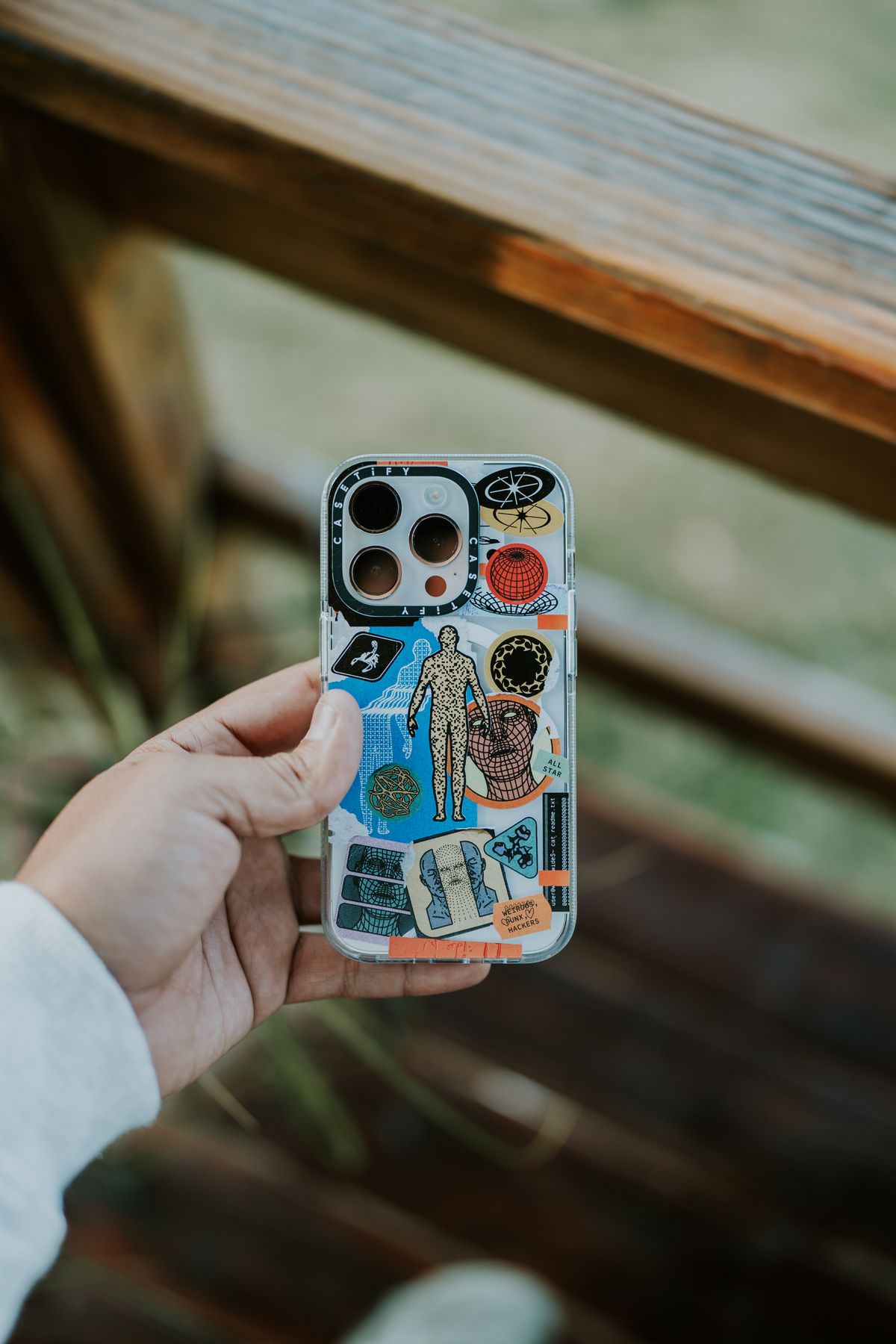 Positive and Negative wallpaper Mobile case cover main image 1