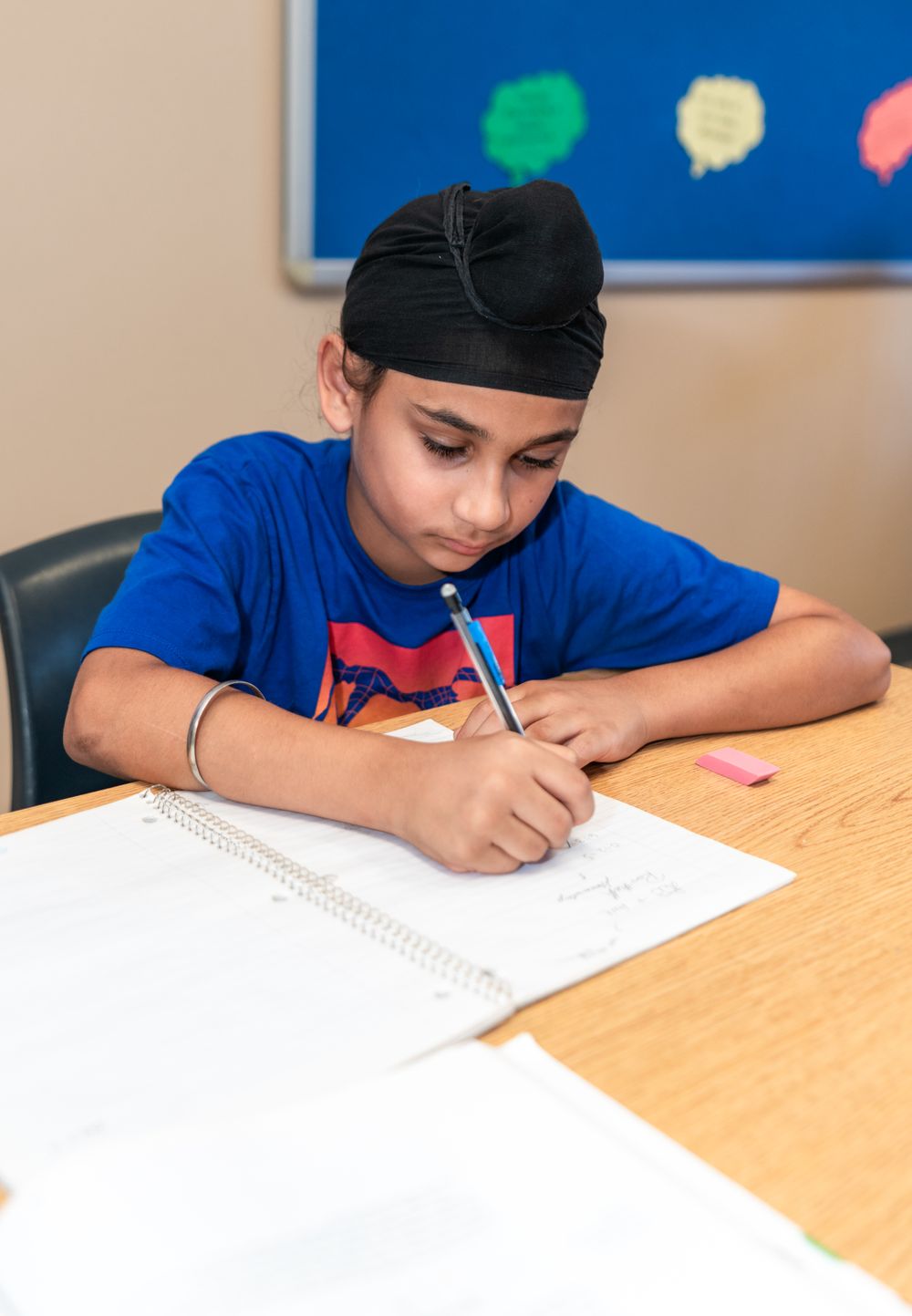 Students brainstorming ideas in a Nova classroom