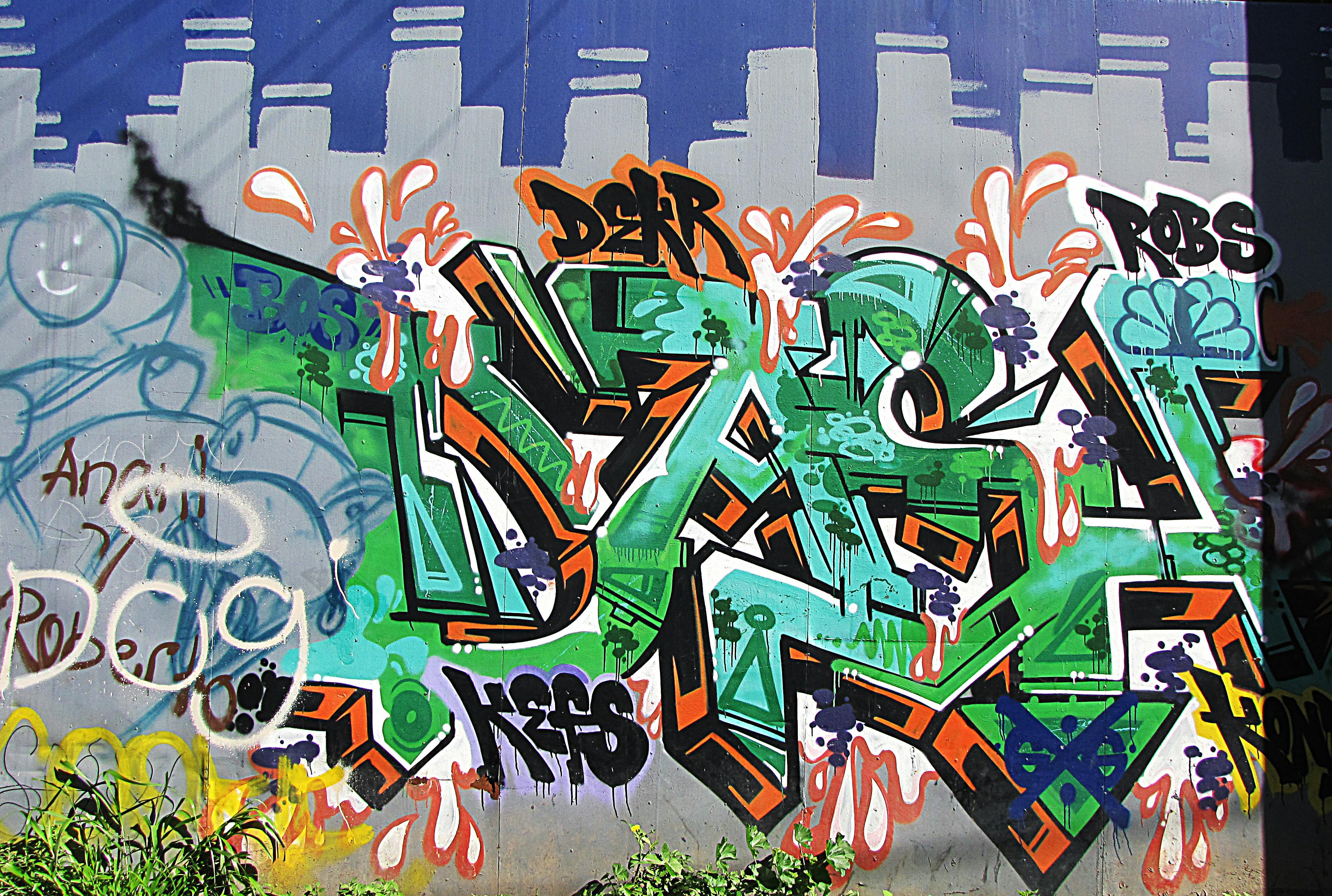 Free stock photo of graffiti, paint bruss, spray paint