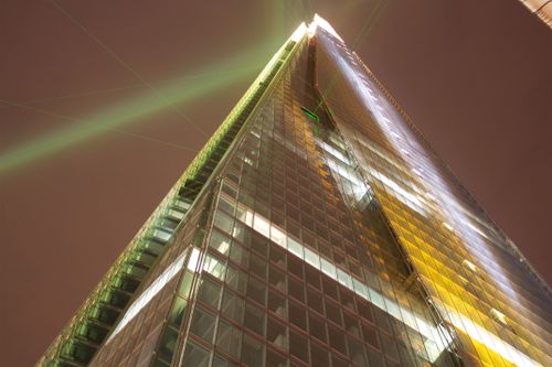 Free The Shard on inauguration day. Stock Photo