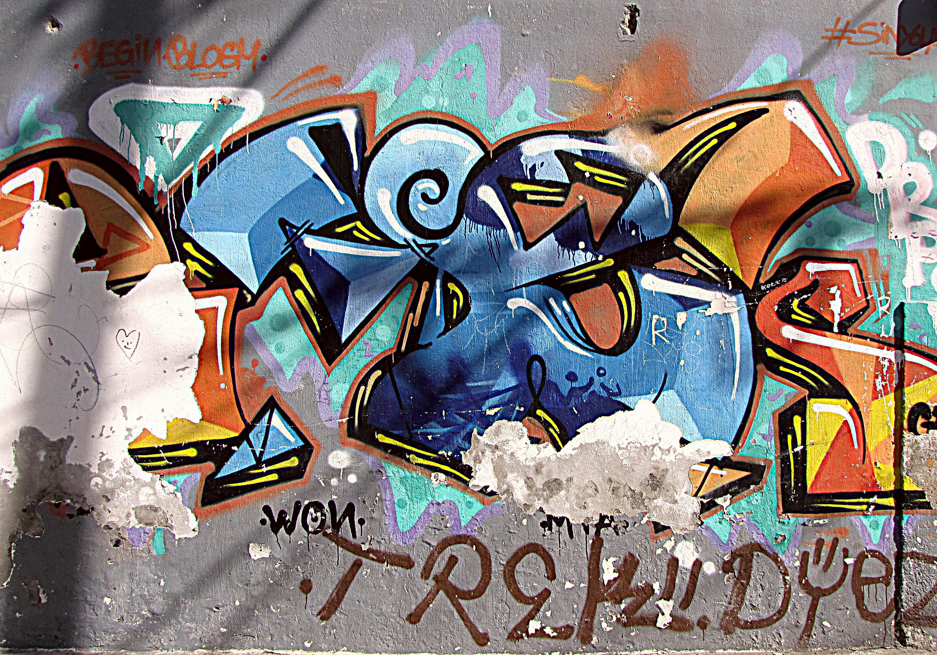 Free stock photo of graffiti, paint bruss, spray paint