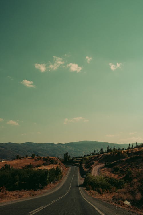 도로, 사막, 산의 무료 스톡 사진