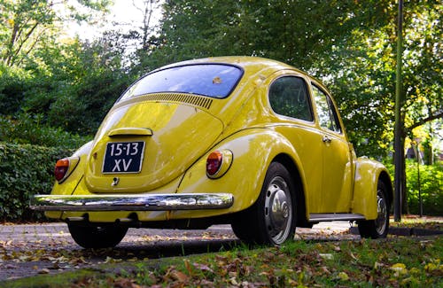 Yellow Volkswagen Beetle