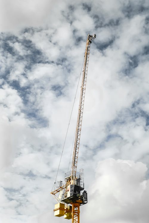 Clouds over Construction Crane