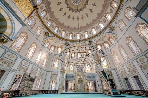 Main Hall of the Beylerbeyi Mosque in Istanbul