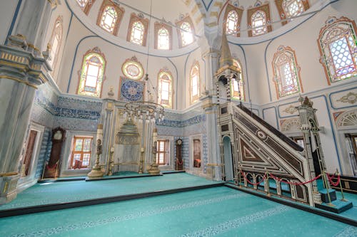 Ornate Interior of the Beylerbeyi Mosque