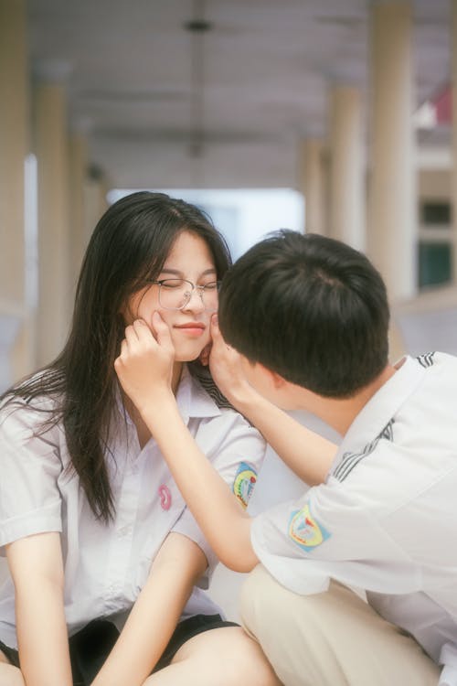 Fotos de stock gratuitas de adolescentes, cabello moreno, cara