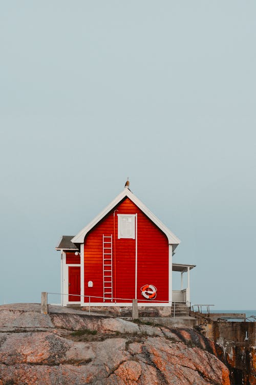 Photos gratuites de bord de la mer, cabane, ciel