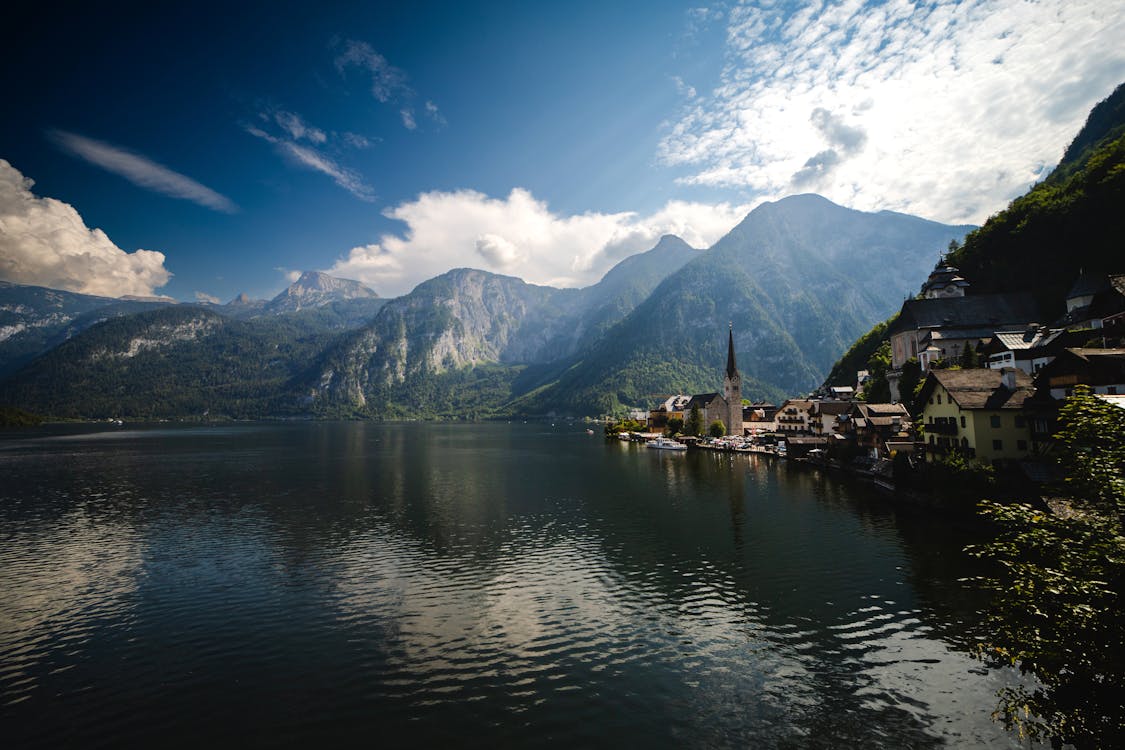 Hallstatt Lake in Austria