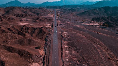 Road through Hills and Wastelands