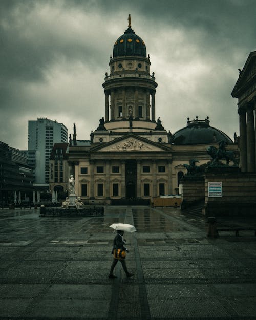 Gendarmenmarkt with German Church in Berlin