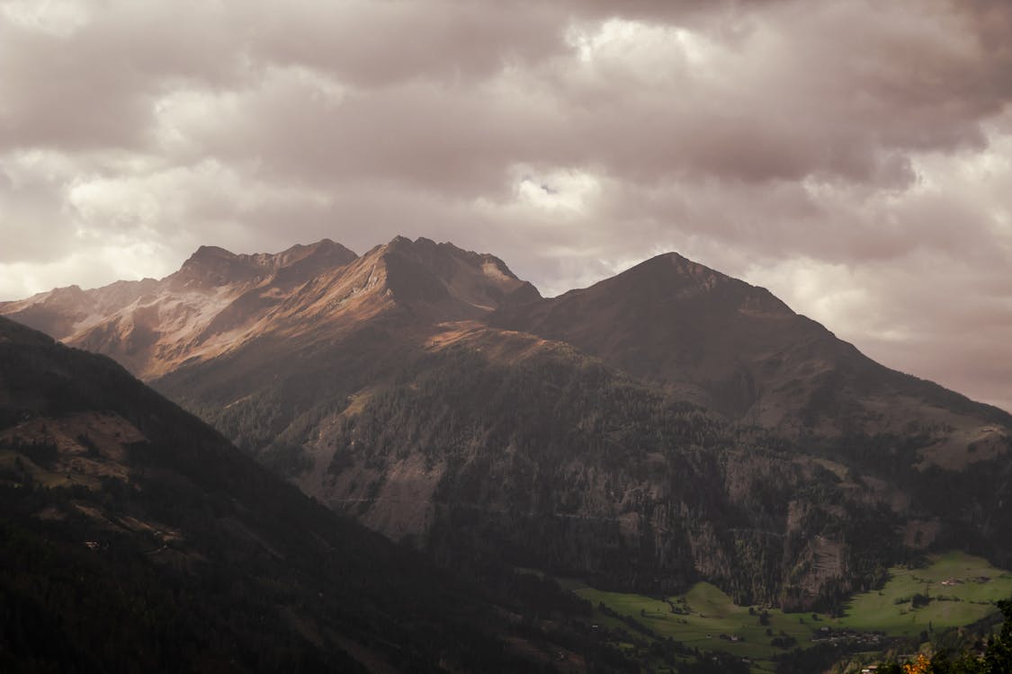 Barren Steep Mountains