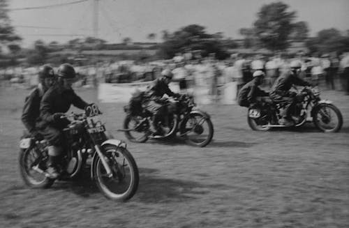 Vintage motorcycle race