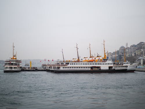 คลังภาพถ่ายฟรี ของ bosporus, จอดเรือ, ชายทะเล