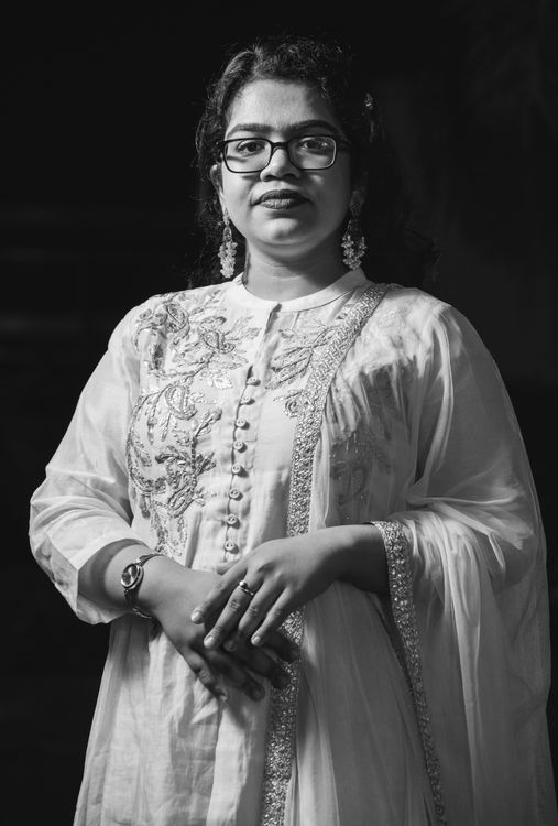 Black and White Photo of a Young Woman Wearing a Traditional Dress with Embroidery Free Stock Photo Black and White Photo of a Young Woman Wearing a Traditional Dress with Embroidery Free Stock Photo