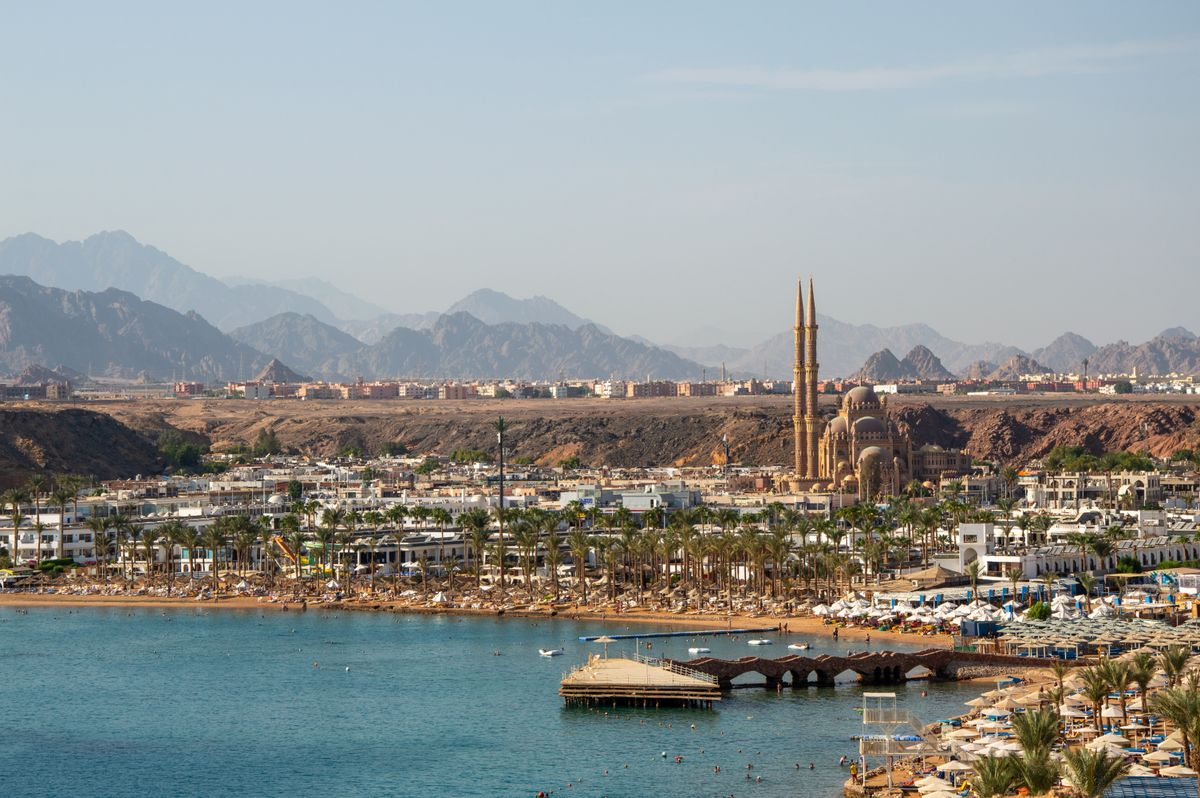 Unde te cazezi în Sharm El Sheikh - golful El Maya văzut de sus