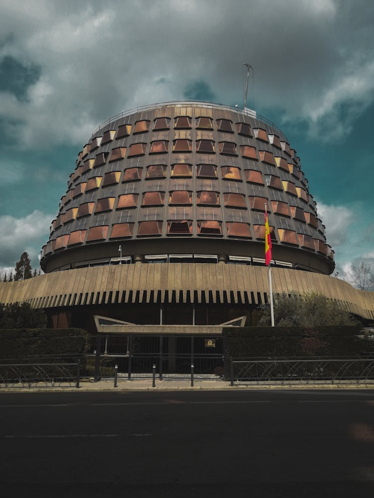 Exterior Of The Constitutional Court Of Spain