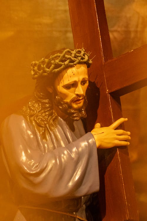 Jesus Christ Figure with Cross