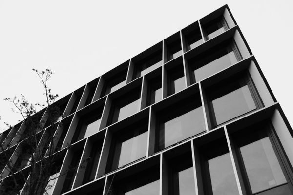 Corporate building midground