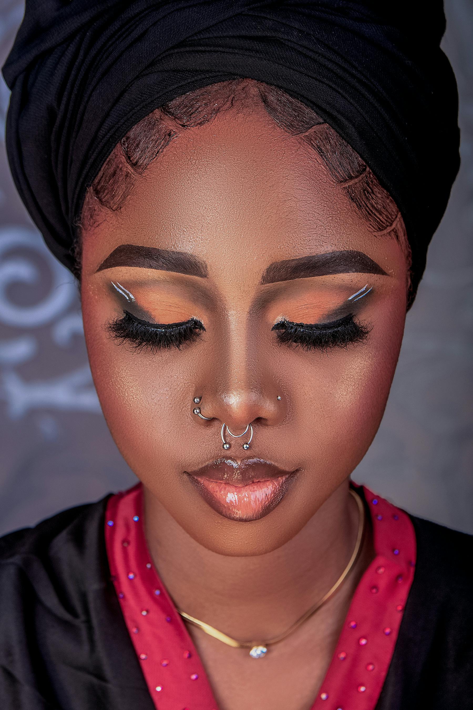 Face Of Woman With Piercing Free Stock Photo face-of-woman-with-piercing-free-stock-photo