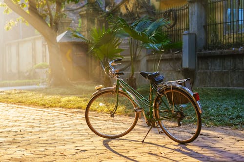 คลังภาพถ่ายฟรี ของ การท่องเที่ยว, จักรยาน, ถนนในเมือง