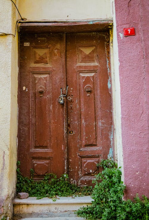 Old Carved Wooden Door