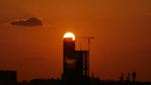 Безкоштовне стокове фото на тему «атмосфера, гарний захід сонця, місто»