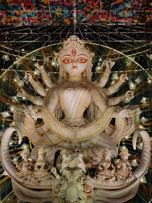 Darmowe zdjęcie z galerii z bogini, durga, hindus