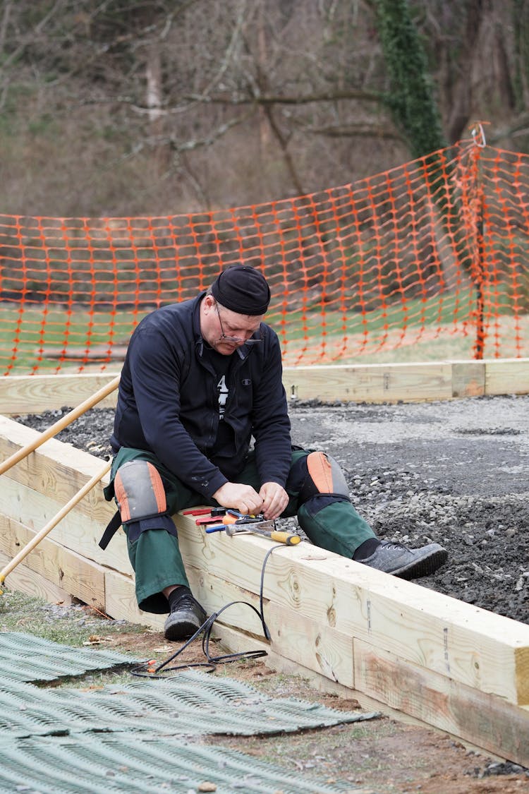 Construction Worker Working