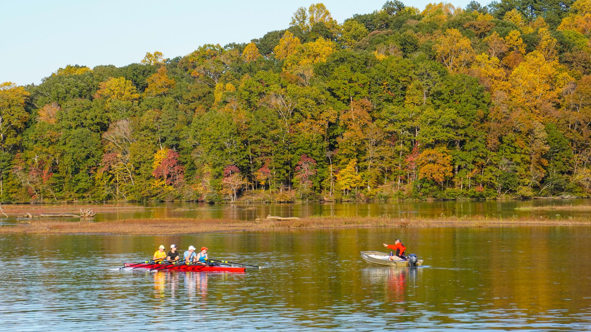 Kayaks on the Red River in Robertson County