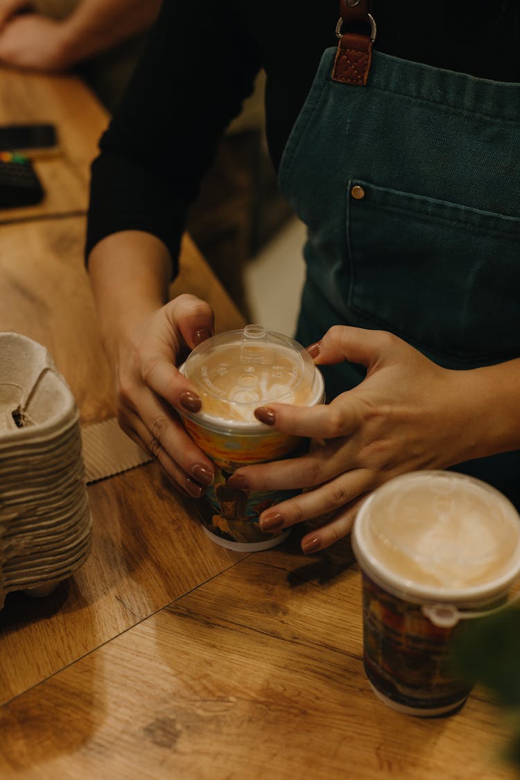 Barista Preparing Coffee 