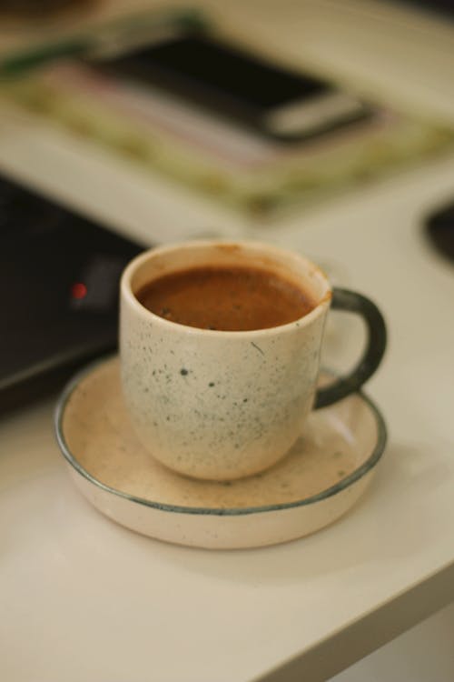 Free A Ceramic Cup of Coffee Stock Photo